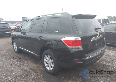 2012 Toyota Highlander Base V6 from USA, damaged, VIN 5TDBK3EH4CS153937